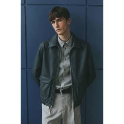 H&M Beschichtete Jacke in Regular Fit - Dunkelgrau