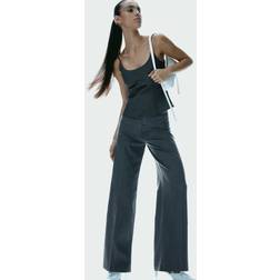 H&M Damen Elegante Hose - Graumeliert