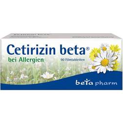 Cetirizin Beta Filmtabletten bei Allergien 90pcs Tablet