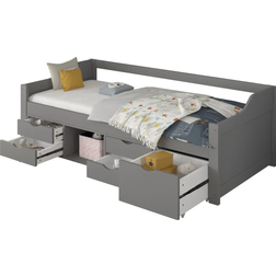 Home Kinderbett jugendbett 90x200 matratze schubladen 96x204.6cm