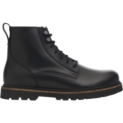 Birkenstock Highwood Lace Mid Natural Leather - Black
