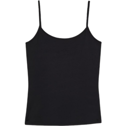 H&M Microfibre Strappy Top - Black