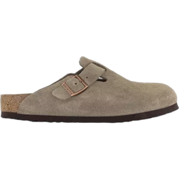 Birkenstock Mens Boston Clog Taupe In Brown