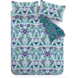 Catherine Lansfield Mya Tropical Duvet Cover Multicolour, Blue (200x140cm)