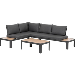Nature24 Narelle Lounge-Set, 1 Tisch einschl. 2 Sofas