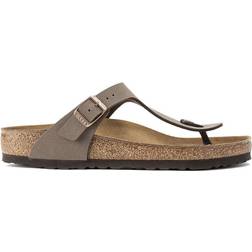 Birkenstock Gizeh Birko-Flor Nubuk - Mocha