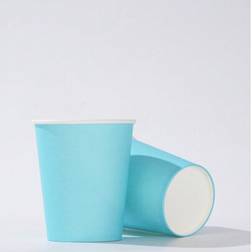 Shein Disposable Light Blue Paper Cups 10pcs