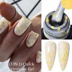Shein Quick Extension Nail Gel Polish - Gold Glitter