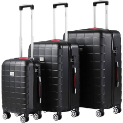 Monzana Exopack Set of 3 - Black