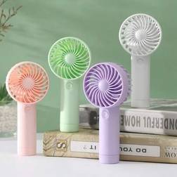 Shein Summer Handheld Fan 3-Speed USB Rechargeable