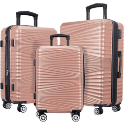 Touch of Venetian Lightweight Spinner Set of 3 - Rose Gold
