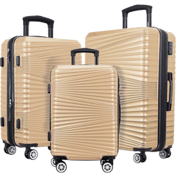 Touch of Venetian Lightweight Spinner Set of 3 - Gold