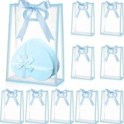 Shein Clear Gift Bag With Ribbon 12 Pcs