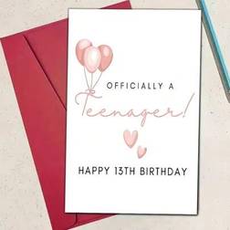 Shein Becoming A Teen Happy 13th Birthday Card