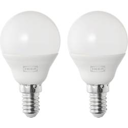 IKEA Solhetta LED Ljuskälla E14 470 Lumen Globformad Opalvit