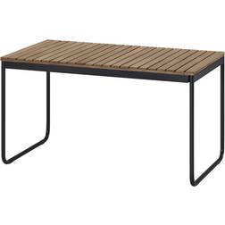 IKEA Utdragbart Bord Utomhus Ljusbrunlaserad 135/190x74 cm