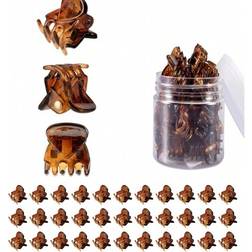 Shein Can Of Small Mini Hair Clips 40 In Brown
