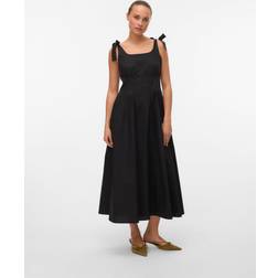 Vero Moda Vmjustine Long Dress - Black