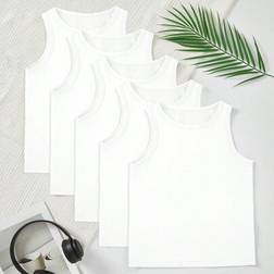 Shein Tween Boy Comfortable Casual Sleeveless Undershirt