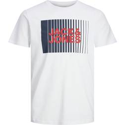 Jack & Jones Boy's Logo T-shirt - White