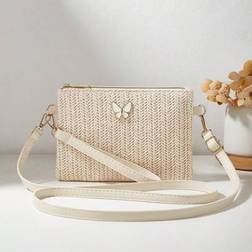 Shein Fashion New Straw Woven Shoulder Crossbody Bag - Women