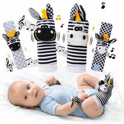 Shein Baby Rattles Toy For 0-6 Months