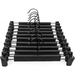 Shein Black Plastic Clothes Set 10pcs Hanger