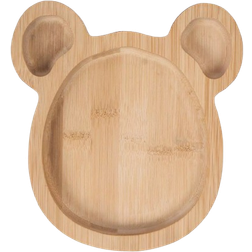 OHS Personalised Bamboo Bear Shaped Serving Tray 3pcs