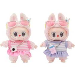 Shein Cute Outfit Sunglasses And Accessories For Labubu Plush Doll