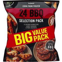 Iceland BBQ Selection Pack 1800g 24pcs
