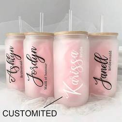 Shein Personalized Glass Tumblers Iced Coffee Cup Tumbler