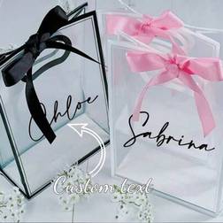 Shein Customizable Transparent Letter Gift Bags