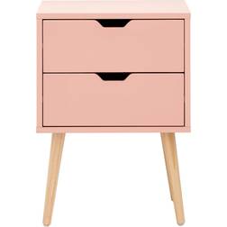 GFW Nyborg Pink Bedside Table 30x40cm