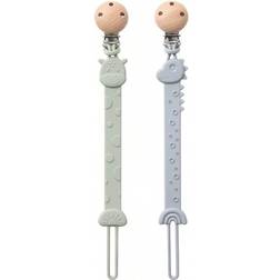 Shein Baby Silicone Pacifier Clip 2pcs