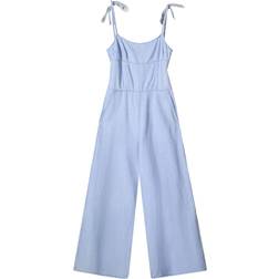 Bershka Jumpsuit - Lyseblå