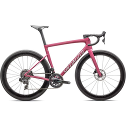 Specialized Tarmac SL8 Pro Force eTap AXS 2025 - Satin Pink Tint Over Silver Dust / Silver Dust
