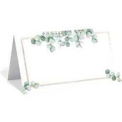 Shein Greenery Watercolor Place Cards 40pcs