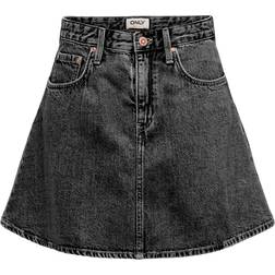 Only Onleden Askirt DNM PIM Dam Korta Kjolar - Washed Black