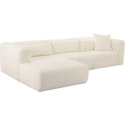 TOV Furniture Tarra Fluffy Cream Sofa 118" 3 Seater