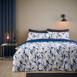 Dunelm Zen Reversible Duvet Cover Blue (200x135cm)