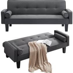 Clipeyh 1226 Dark Grey Sofa 71.6" 3 Seater
