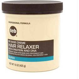 TCB Naturals Super Hair Straightening Relaxer Treatment 425g