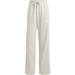 adidas Essentials 3-Stripes Open Hem French Terry Pant - Grey