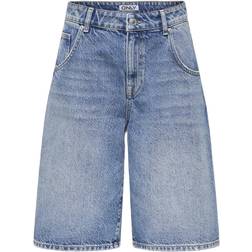 Only Onlmate Reg Baggy Long Shorts DNM N - Blå