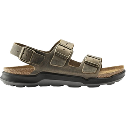 Birkenstock Milano Crosstown Oiled Leather - Faded Khaki