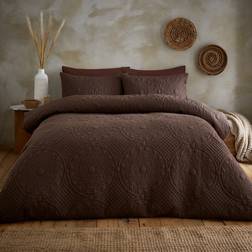 Dunelm Mandalay Duvet Cover Brown (220x260cm)
