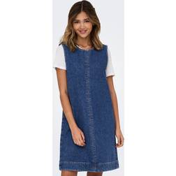 Only Onldorsi S/L Dress DNM SIK Dam Korta Klänningar - Blå