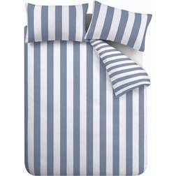 Catherine Lansfield Cove Duvet Cover Blue, White (230x220cm)