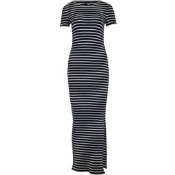 Vero Moda Tall Kjole VMSEA - Navy/Hvid