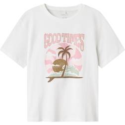 Name It NkfJekan T-shirt - Bright White